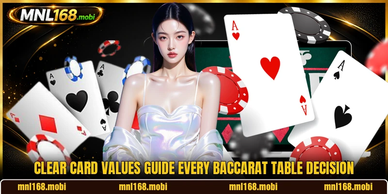 Clear card values guide every baccarat table decision Clear card values guide every baccarat table decision