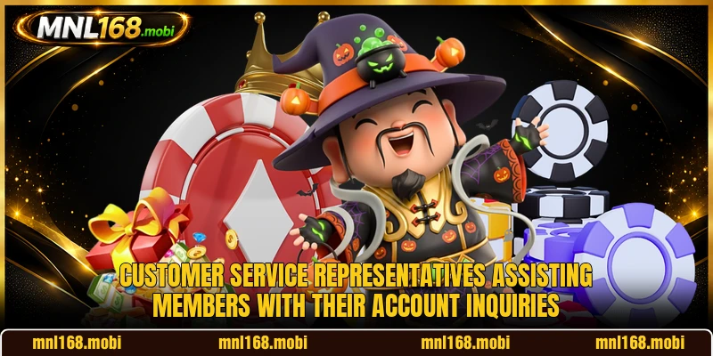 Customer service representatives assisting members with their account inquiries