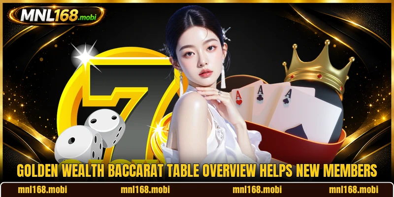 Golden Wealth Baccarat table overview helps new members