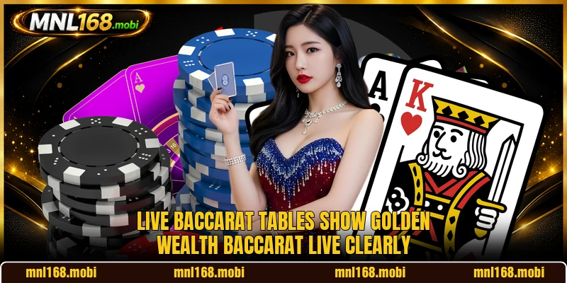 Live baccarat tables show Golden Wealth Baccarat Live clearly Live baccarat tables show Golden Wealth Baccarat Live clearly