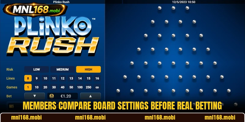Members compare board settings before real betting Members compare board settings before real betting