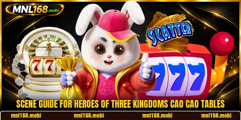 Scene guide for Heroes of Three Kingdoms Cao Cao tables Scene guide for Heroes of Three Kingdoms Cao Cao tables