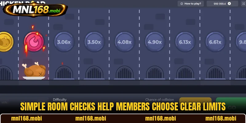 Simple room checks help members choose clear limits Simple room checks help members choose clear limits