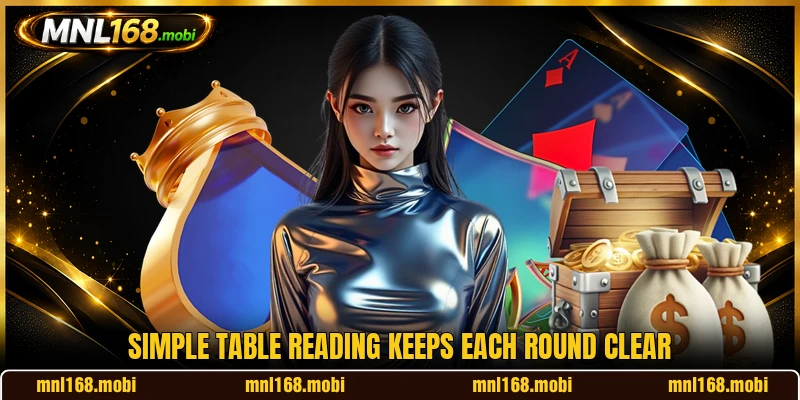 Simple table reading keeps each round clear Simple table reading keeps each round clear