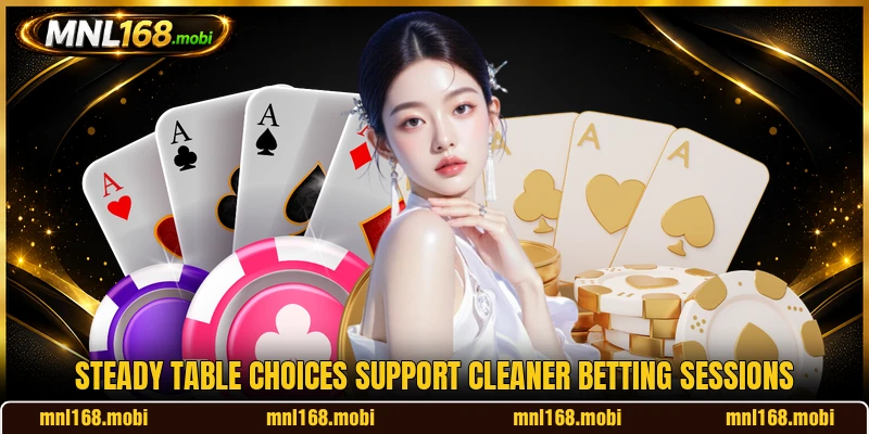 Steady table choices support cleaner betting sessions